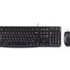 TASTIERA MK120 LOG + MOUSE NERA USB RETAIL
