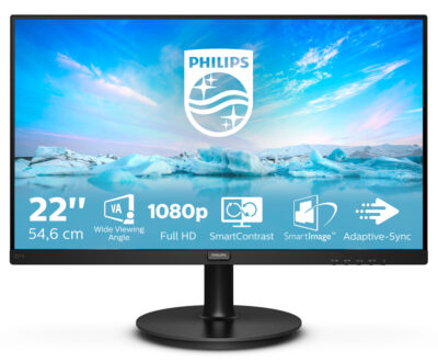 Philips V Line 221V8A/00 LED display 54,6 cm (21.5") 1920 x 1080 Pixel Full HD Nero - immagine 2