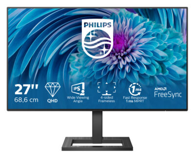 Philips E Line 275E2FAE/00 Monitor PC 68,6 cm (27") 2560 x 1440 Pixel Quad HD LED Nero - immagine 2