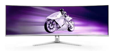 Philips Evnia 8000 49M2C8900/00 Monitor PC 124,2 cm (48.9") 5120 x 1440 Pixel Dual QHD QD-OLED Bianco - immagine 2