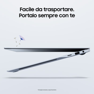 Samsung Galaxy Book4 Edge Laptop, Elite X, 16GB RAM, 512GB SSD, 14" Super AMOLED, Windows 11 Home, Sapphire Blue - immagine 2