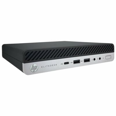 PC HP DESKTOP MINI 800 G3  (USATO) - INTEL I3-6100T - SVGA INTEL HD530 - 16GB RAM - SSD 256GB - Windows 11 PRO -  GARANZIA 12 MESI -2X USB FRONTALI - 1X USB C - INGRESSI AUDIO FRONTALI - 4X USB POSTERIORI - 2X DISPLAY PORT - LAN RJ 45 -