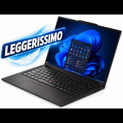 NOTEBOOK LENOVO X1 CARBON GEN.7 (USATO) - INTEL I5-8350U - RAM 8GB - SSD 256GB NVME - SVGA UHD 620 - DISPLAY 14" TOUCH - WINDOWS 11 PROFESSIONAL- GARANZIA 12 MESI - KIT TASTIERA ITALIANO - 2X USB C - HDMI - 2X USB 3.0 - INGRESO JACK CUFFIE -